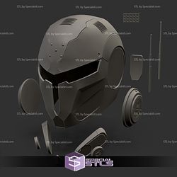 Cosplay STL Files Beebox Bounty Hunter Helmet Wearable