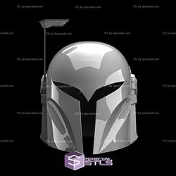 Cosplay STL Files Bo Katan Helmet 3D Print