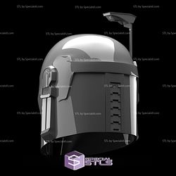 Cosplay STL Files Bo Katan Helmet 3D Print