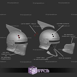 Cosplay STL Files Bounty Hunter Helmet