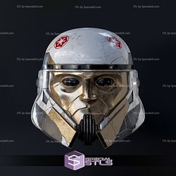 Cosplay STL Files Captain Enoch Helmet V3 3D Print