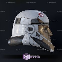 Cosplay STL Files Captain Enoch Helmet V3 3D Print