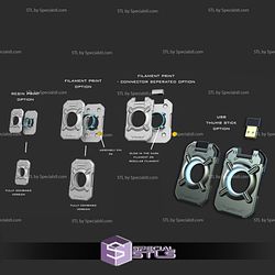 Cosplay STL Files Cortana Data Chip