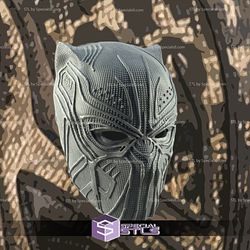 Cosplay STL Files Erik Killmonger Helmet V2