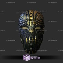 Cosplay STL Files Erik Killmonger Helmet V2