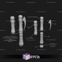 Cosplay STL Files Grim Reaper Lightsaber 3D Print