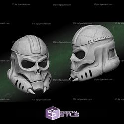 Cosplay STL Files Grim Reaper Trooper Helmet 3D Print