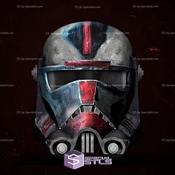 Cosplay STL Files Hunter Bad Batch Helmet Wearable