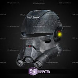 Cosplay STL Files Hunter Echo Bad Batch Helmet Wearable