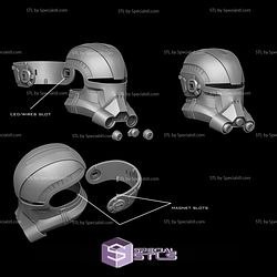 Cosplay STL Files Hunter Echo Bad Batch Helmet Wearable