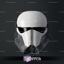 Cosplay STL Files Imperial Mandalorian Commando Helmet 3D Print