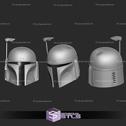 Cosplay STL Files Jango Fett Helmet Wearable