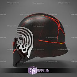 Cosplay STL Files Kylon Ren Destroyed Helmet