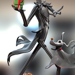 Jack Skellington from The Nightmare Before Christmas