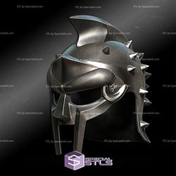 Cosplay STL Files Maximus Gladiator Helmet 3D Print