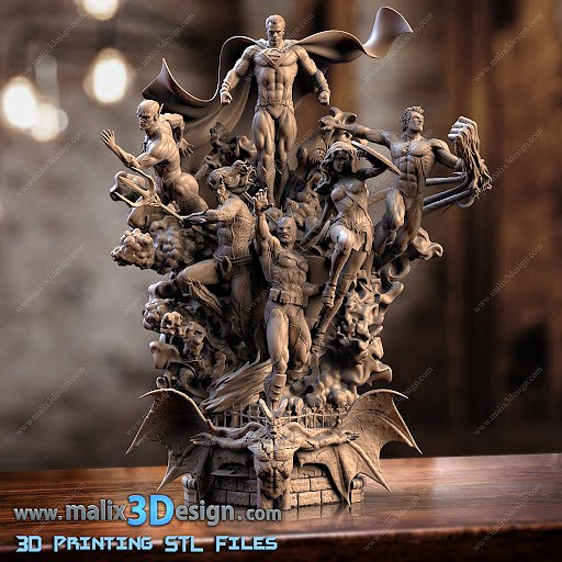 Justice League Diorama from DC