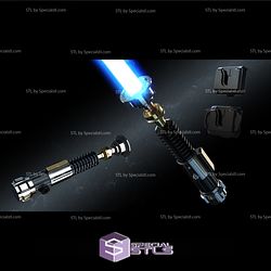 Cosplay STL Files Obi Wan Kenobi Lightsaber 3D Print