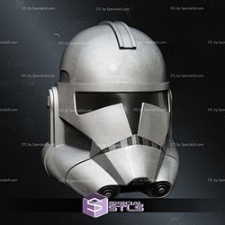 Cosplay STL Files Phase 2 Animated Clone Helmet Wearable