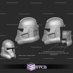 Cosplay STL Files Phase 2 Animated Clone Helmet Wearable