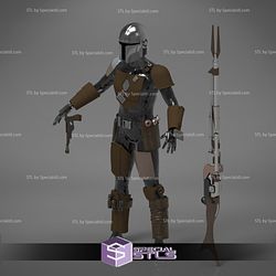 Cosplay STL Files The Mandalorian Full Armor and Weapons