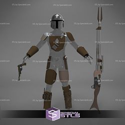 Cosplay STL Files The Mandalorian Full Armor and Weapons