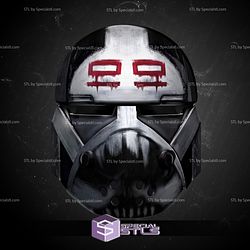 Cosplay STL Files Wrecker Bad Batch Helmet Wearable