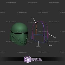 Cosplay STL Files Wrecker Bad Batch Helmet Wearable