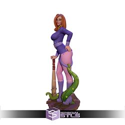 Daphne vs Tentacle NSFW Ready to 3D Print