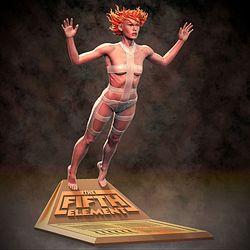Leeloo Flying from The Fifth Element