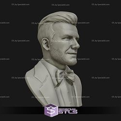 David Beckham Bust Ready to 3D Print