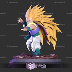 Gotenks SSJ in Battle Ready to 3D Print