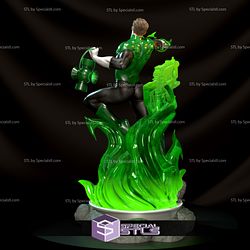 Green Lantern and Gun 3D Printing Figurine