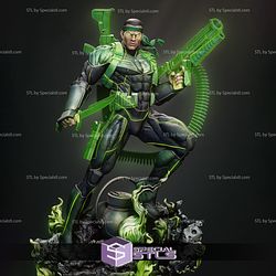 Green Lantern Jhon Stewart 3D Printing Figurine