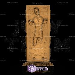 Han Solo On Carbonite 3D Printing Figurine