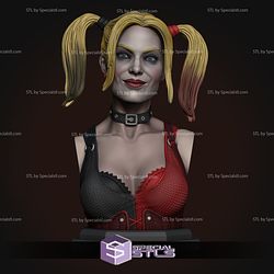 Harley Quinn Comic Bust Ready to 3D Print