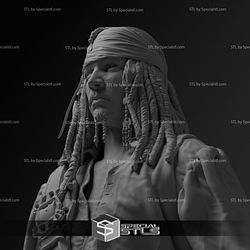 Jack Sparrow Bust 3D Model