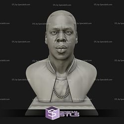 Jay Z Bust 3D Model