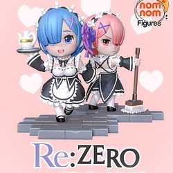 Rem and Ram Chibi from Re Zero
