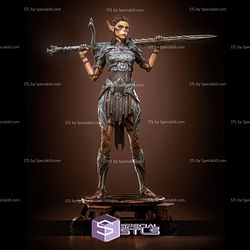 Lae Zel Baldurs Gate 3 Standing 3D Printing Figurine