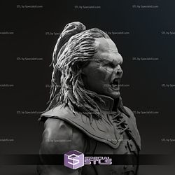 Lawrence Makoare Lurtz Lord of the Rings Bust Ready to 3D Print