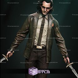 Loki Variant Suit and Knife 3D Printing Figurine