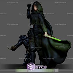 Luke Skywalker Basic Pose Ready to 3D Print