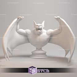 Man-Bat V2 Cartoon Bust 3D Model