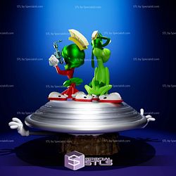 Marvin Martian and K9 Ready to 3D Print Looney Tunes