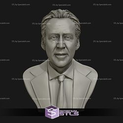 Nicolas Cage Bust 3D Model
