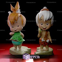 Peeble and Bambam Ready to 3D Print 3D Model