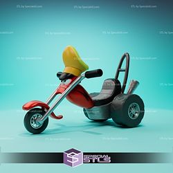 Revs Wheelie and the Chopper Bunch 3D Printing Figurine