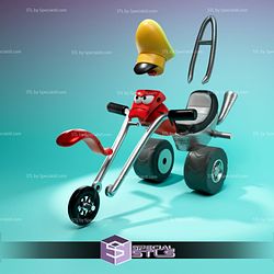 Revs Wheelie and the Chopper Bunch 3D Printing Figurine