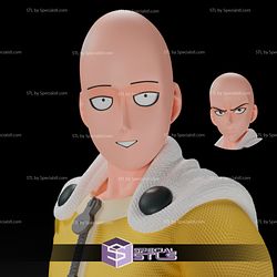 Saitama 2 Face Verison One Punch Man 3D Printing Figurine