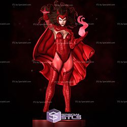 Scarlet Witch Classic New Version Ready to 3D Print